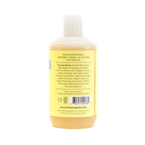 Moon Valley Organics, Herbal Body Wash Lemon Rosemary, 12.9 Oz