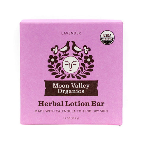 Moon Valley Organics, Organics Herbal Lotion Bar In Lavender, 1.9 Oz