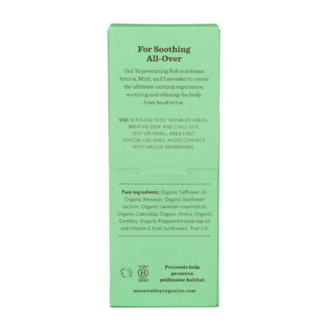 Moon Valley Organics, Organics Rejuvenating Body Rub, 1.7 Oz
