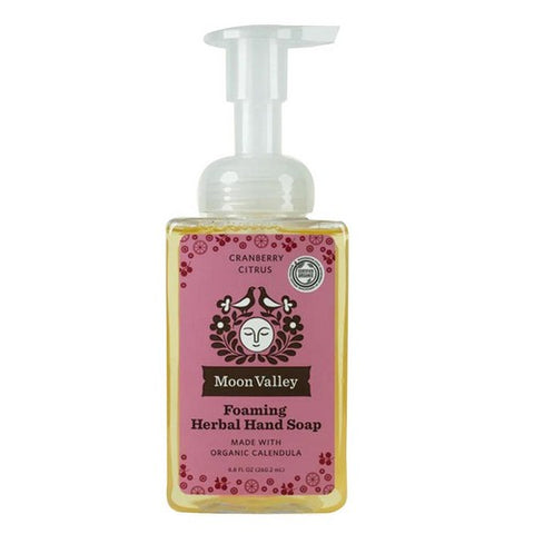 Moon Valley Organics, Foaming Herbal Hand Soap Cranberry Citrus, 8.8 Oz