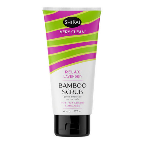 Shikai, Bamboo Scrub Relax Lavender, 6 Oz