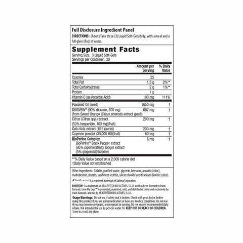 Irwin Naturals, Love My Legs Vein + Circulation, 60 Softgels