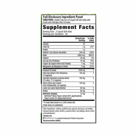 Irwin Naturals, Longer, Stronger Hair & Nails, 60 Softgels