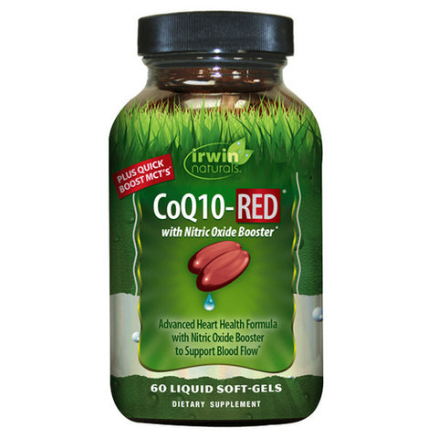 Irwin Naturals, Coq10 Red, 60 Softgels
