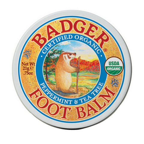 Badger Balm, Foot Balm Tin, 21 Grams