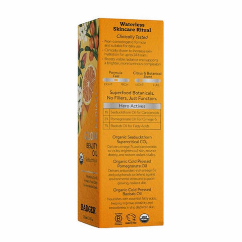 Badger Balm, Seabuckthorn Face Oil, 30 Ml