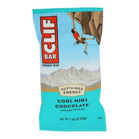 Clif Bar, Cool Mint Chocolate Bar, 2.4 Oz(Case Of 12)