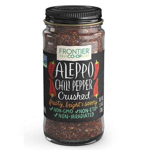 Frontier Coop, Aleppo Chili Pepper Crushed, 1.34 Oz