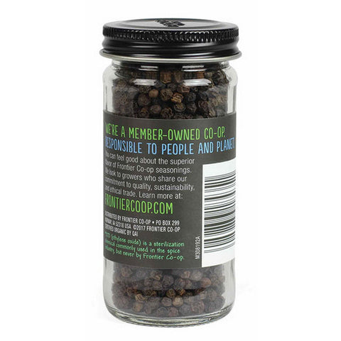 Frontier Coop, Organic Black Peppercorns, 2.12 Oz