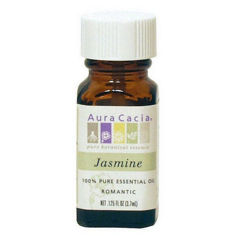 Aura Cacia, Jasmine Absolute Essential Oil, 0.125 Oz