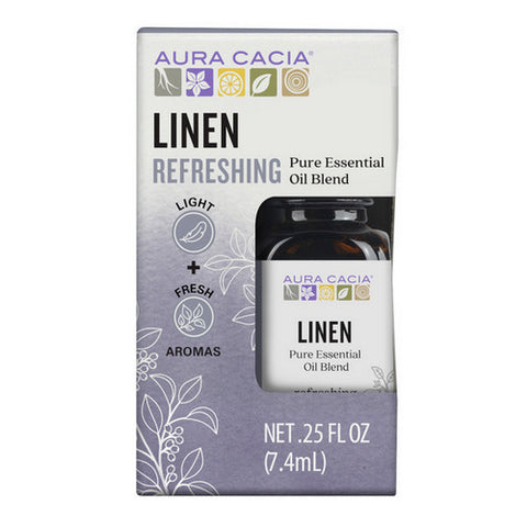 Aura Cacia, Linen Essential Oil Blend, 0.25 Oz