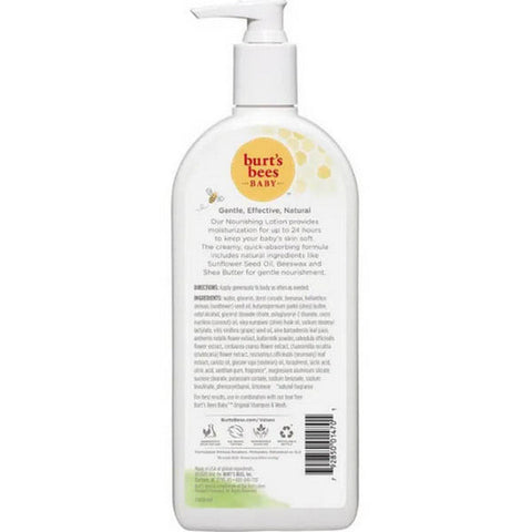Burts Bees, Baby Bee Original Nourishing Lotion with Pump, 12 Oz