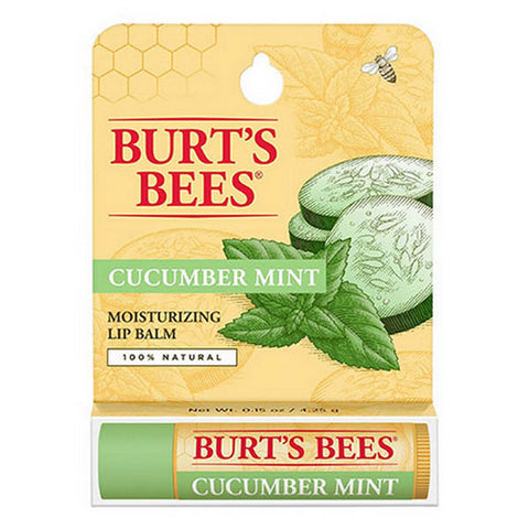 Burts Bees, Cucumber Mint Lip Balm Blister, 0.15 Oz