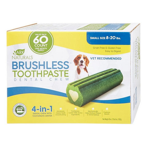 Ark Naturals, Small Value Pack Brushless Toothpaste For Dogs, 35 Oz