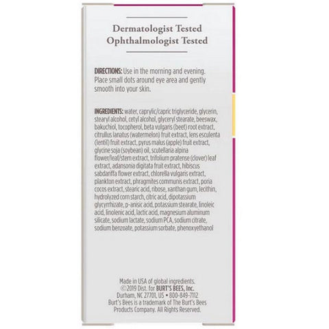 Burts Bees, Firming Eye Cream, 0.5 Oz