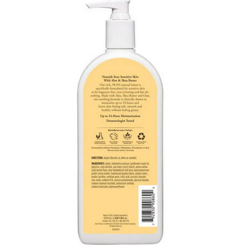 Burts Bees, Body Lotion Aloe And Shea Butter, 12 Oz