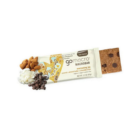 Gomacro, Organic Coconut Almond Butter Chocolate Chip Bars, 4 Count