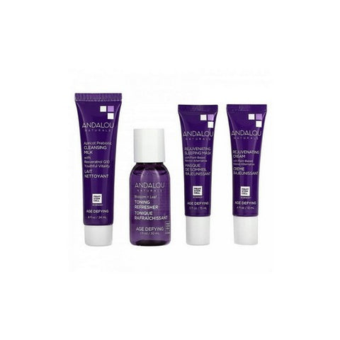 Andalou Naturals, On The Go Essentials The Age Defying Routine, 4 Count