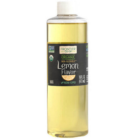 Frontier Coop, Organic Lemon Flavor, 16 Oz