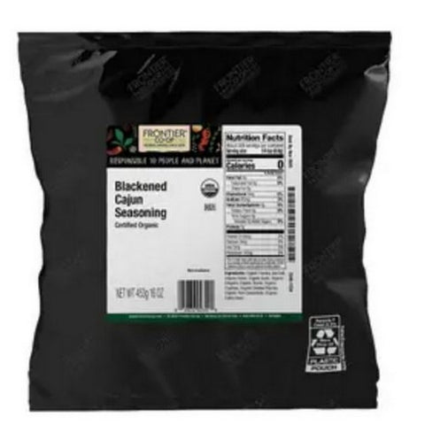 Frontier Coop, Organic Blackened Cajun Seasoning, 1 Lb