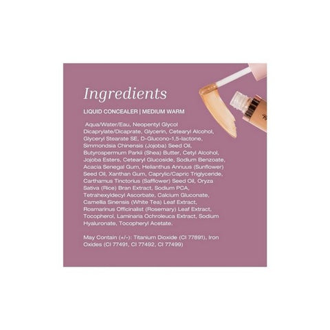 Mineral Fusion, Medium Warm Liquid Concealer, 0.24 Oz
