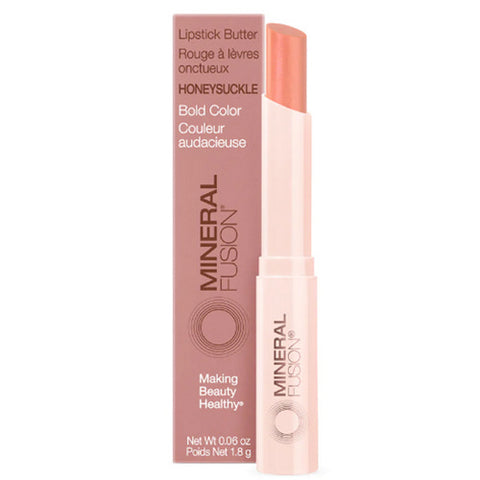 Mineral Fusion, Honeysuckle Lipstick Butter, 0.06 Oz