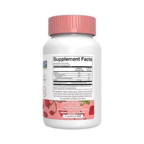 MaryRuth's, Organic Probiotic Gummies, 60 Count