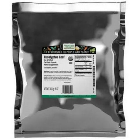 Frontier Coop, Organic Eucalyptus Leaf Cut & Sifted, 1 Lb