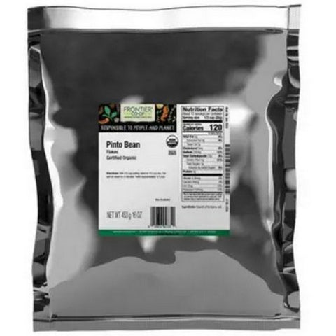 Frontier Coop, Organic Pinto Bean Flakes, 1 Lb