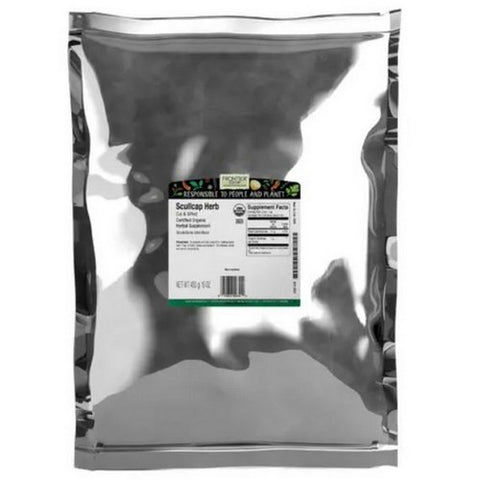 Frontier Coop, Organic Scullcap Herb Cut & Sifted, 1 Lb