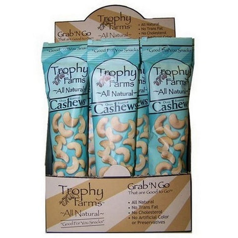 Trophy Farms, Cashews, 12 Count