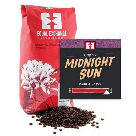 Equal Exchange, Organic Midnight Sun Whole Bean Coffee, 5 Lb