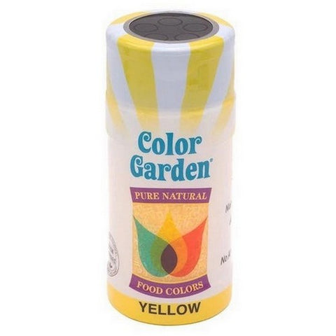 Color Garden, Yellow Natural Sugar Crystals, 3 Oz
