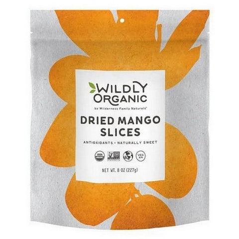 Wildly Natural, Dehydrated Mango Slices, 8 Oz