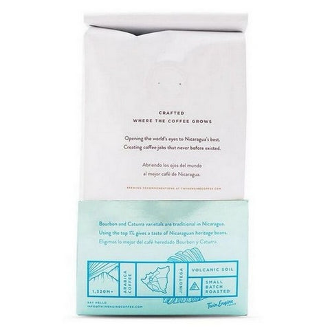 Twin Engine Coffee, Organic Estate Breakfast Ground Coffee, 14 Oz