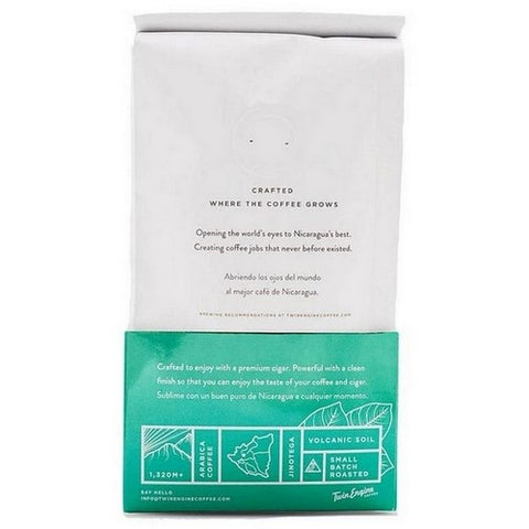 Twin Engine Coffee, Organic Cigar No 1 Dark Ground Coffee, 14 Oz