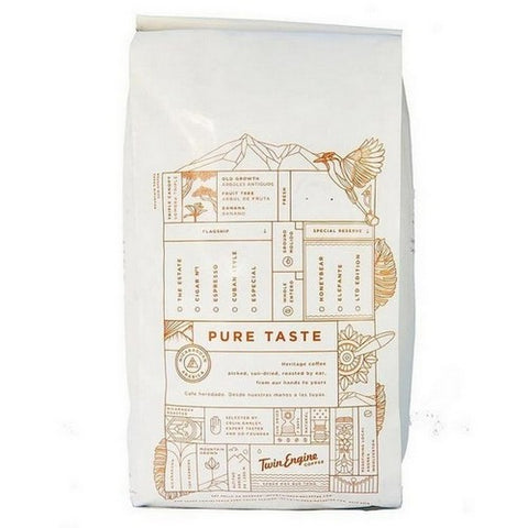 Twin Engine Coffee, Organic Estate Medium Ground Coffee, 2.2 Lbs