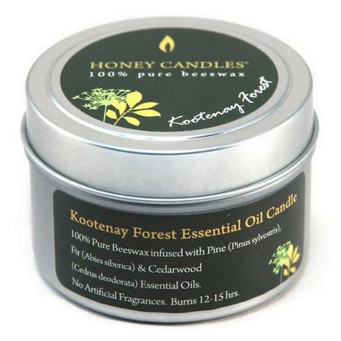 Honey Candle Co., Kootenay Forest Essential Oil Beeswax, 3 Oz