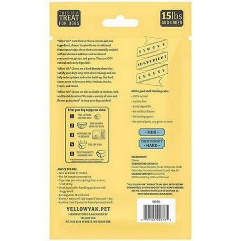 Yellow Yak, Yaky Mini Chew, 1.2 Oz