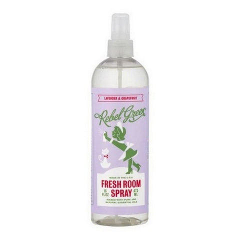 Rebel Green, Fresh Room Spray Lavender And Grapefruit, 16 Oz