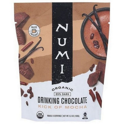 Numi Tea, Organic Drinking Chocolate Tea Kick of Mocha, 6.3 Oz