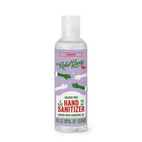 Rebel Green, Hand Sanitizer Lavender, 4 Oz