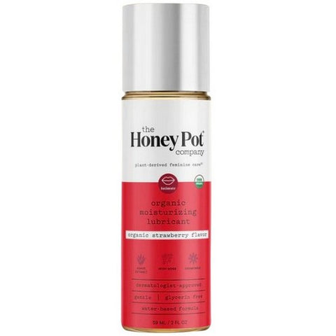 The Honey Pot, Pot Organic Water Based Strawberry Lube, 2 Oz