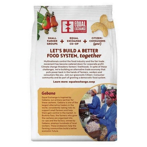 Equal Exchange, Organic Roasted Salted Cashews, 8 Oz