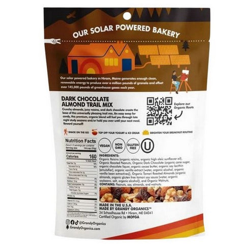 Grandy Oats, Dark Chocolate Almond Trail Mix, 4 Oz