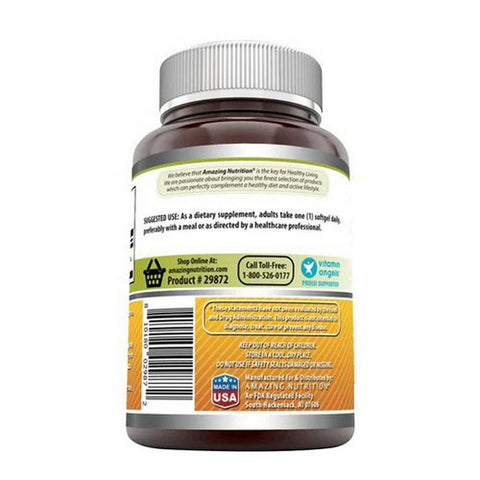Amazing Nutrition, Amazing Formulas Vitamin D3 with Organic Olive Oil, 5000 IU, 360 Softgels