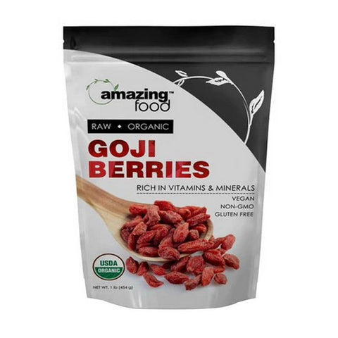 Amazing Nutrition, Amazing Foods Organic Goji Berries, 1 Lb