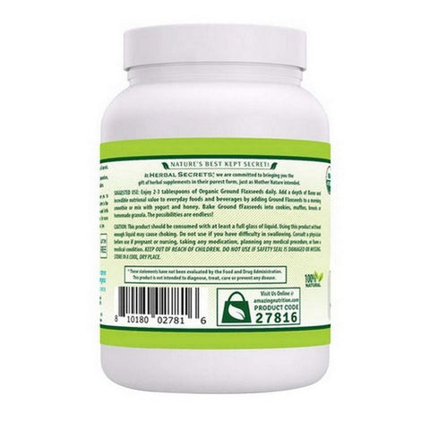 Amazing Nutrition, Amazing Foods Organic Ground Flaxseeds, 2 Lbs