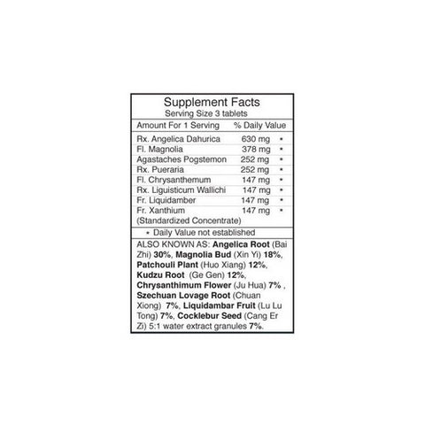 Dr. Shen's, Pe Min Kan Wan Sinus Nasal Decongestion, 700 MG, 90 TABS