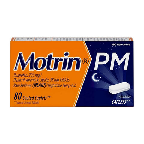 Pm Ibuprofen Nighttime Sleep Aid 80 Caps by Mortin